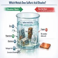 اسید سولفوریک چه فلزاتی را حل می کند؟