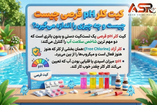 کیت کلر PH قرصی چه چیزی را اندازه گیری می کند؟