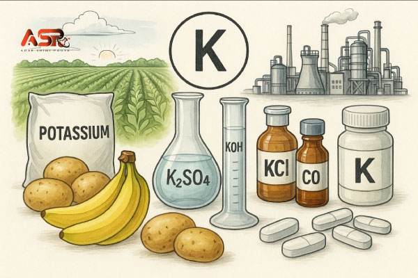 آشنایی با انواع پتاسیم