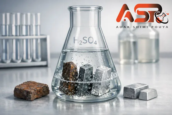 اسید سولفوریک چه فلزاتی را حل می کند