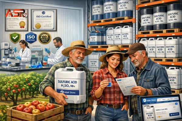 تهیه اسید سولفوریک با کیفیت و مطئن