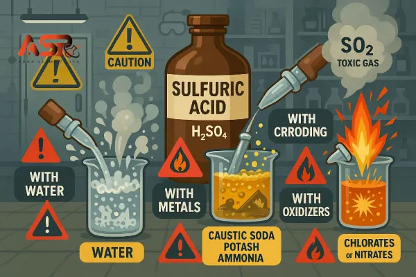 خطرات اسید سولفوریک