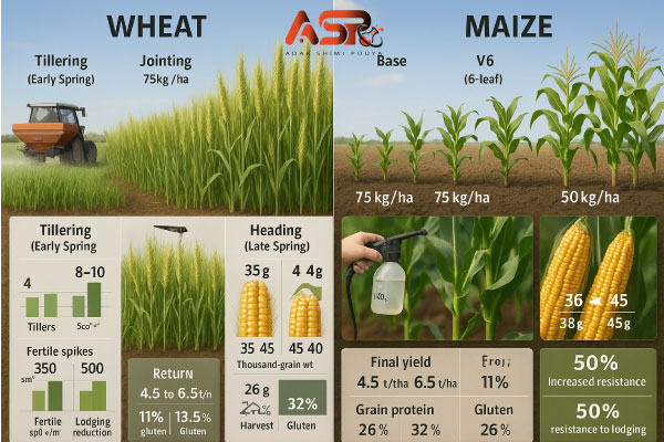 کاربرد نیترات پتاسیم در غلات